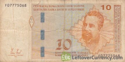 10 Konvertible Marks banknote Bosnian-Croatian (holographic thread)