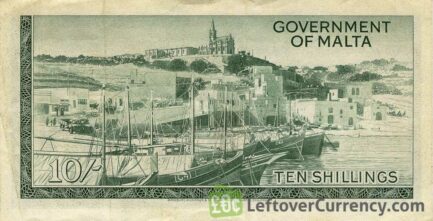 10 Shillings banknote (Government of Malta)