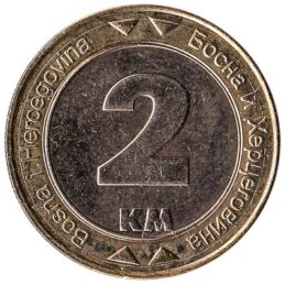 2 Marka Bosnian Convertible Mark coin