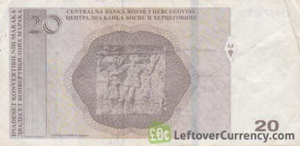 20 Konvertible Marks banknote Bosnian-Croatian (holographic thread)