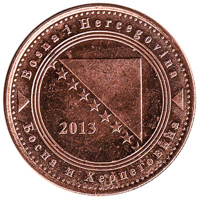 50 Feninga Bosnian Convertible Mark coin
