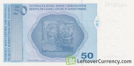 50 Konvertible Pfeniga banknote