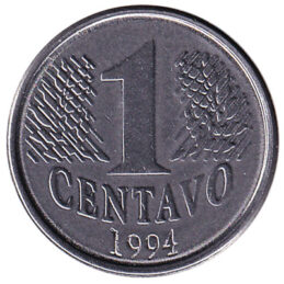 Brazil 1 Centavo coin first series