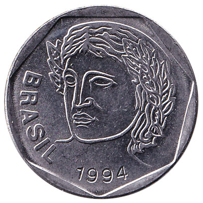 Brazil 25 Centavos coin first series