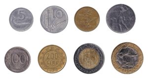 Italian Lira coins