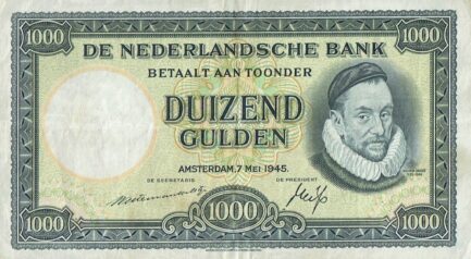 1000 Dutch Guilders banknote (Willem de Zwijger)