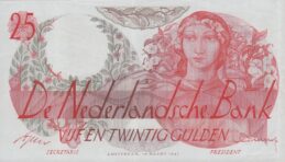 25 Dutch Guilders banknote (Flora)