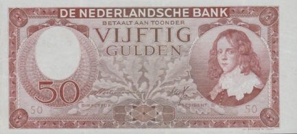 50 Dutch Guilders banknote (Willem III)