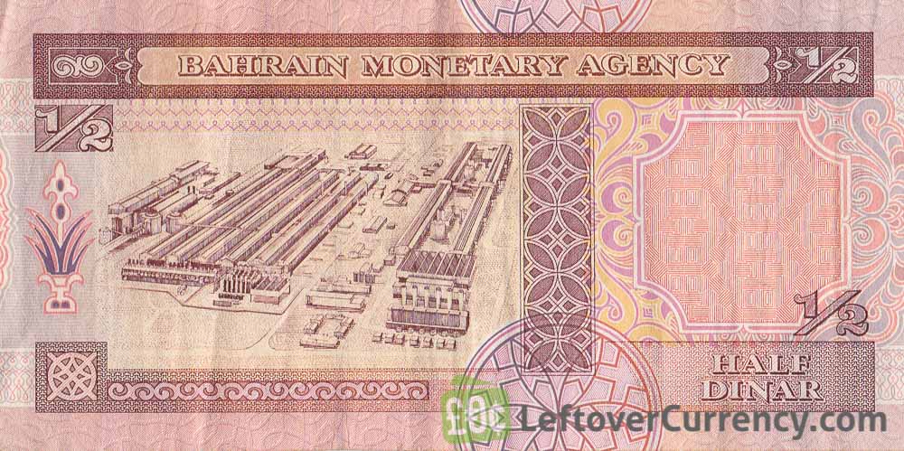 Bahrain 1/2 Dinar banknote (Third Issue)