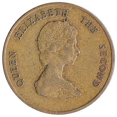 1 dollar coin East Caribbean States (aluminium-bronze)