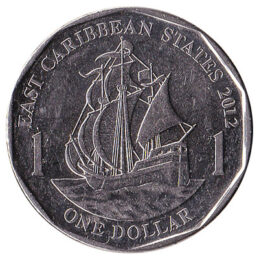 1 dollar coin East Caribbean States