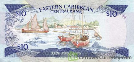 10 Eastern Caribbean dollars banknote (Swordfish)