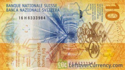 10 Swiss Francs banknote (9th Series)