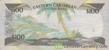 100 Eastern Caribbean dollars banknote (Swordfish)