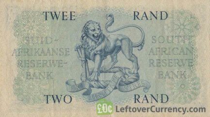 2 South African Rand banknote (van Riebeeck large type)
