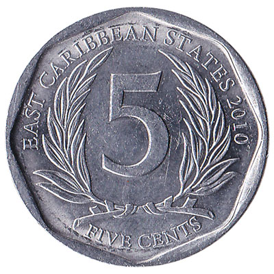 5 cents coin East Caribbean States