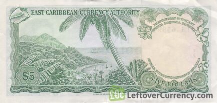 5 East Caribbean dollars banknote (1965 issue)