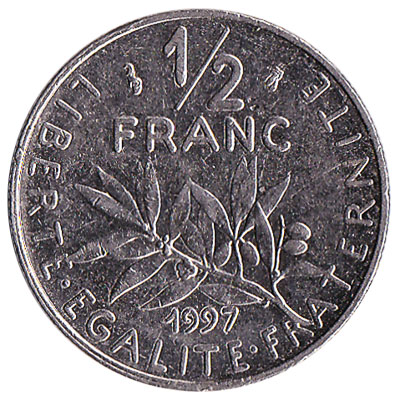 France 1/2 Franc coin