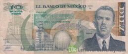 10 Nuevos Pesos banknote Mexico (Lázaro Cárdenas) obverse accepted for exchange
