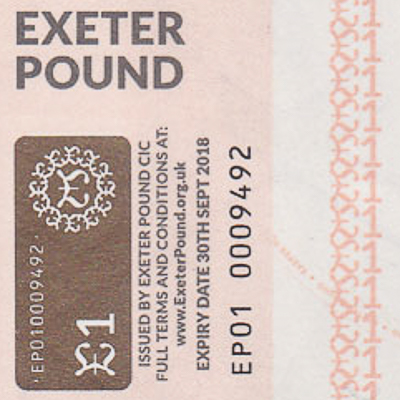 Exeter Pound Community note expiry date