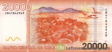 20000 Chilean Pesos banknote (Andrés Bello)