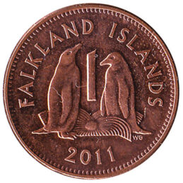 1 penny coin Falkland Islands