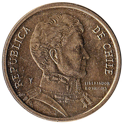 10 Chilean Pesos coin