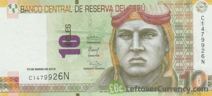 10 Peruvian Sol banknote (José Gonzales)