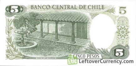 5 Chilean Pesos banknote (Jose Miguel Carrera)