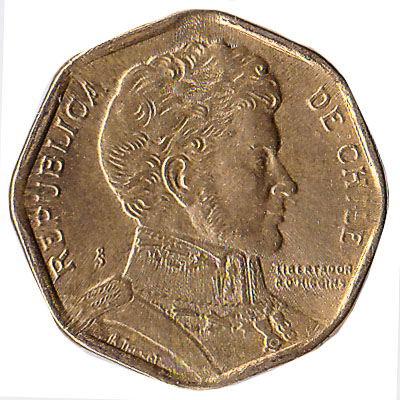 5 Chilean Pesos coin