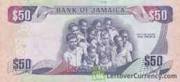 50 Jamaican Dollars banknote (Samuel Sharpe) - Exchange yours today