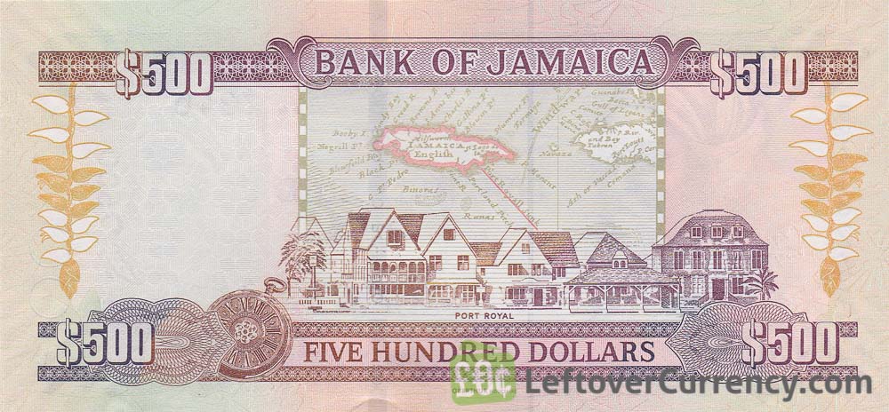 500 Jamaican Dollars banknote (Nanny of the Maroons) - Exchange yours