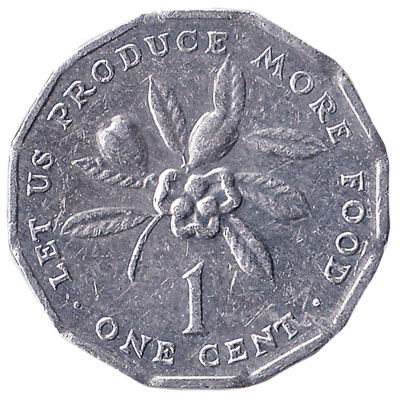 1 cent coin Jamaica
