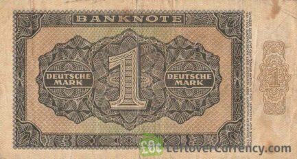 1 DDR Mark banknote Deutschen Notenbank (1948)
