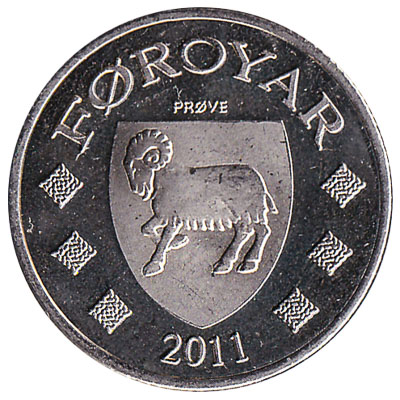 1 Faroese Krona coin