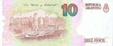 10 Argentine Pesos banknote 1st Series (Manuel Belgrano)