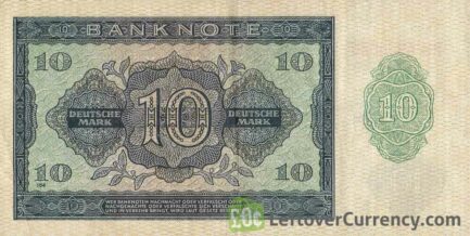10 DDR Mark banknote Deutschen Notenbank (1948)