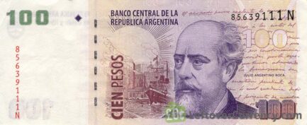 100 Argentine Pesos banknote 2nd Series (Julio Argentino Roca)