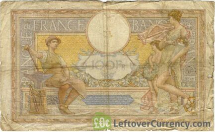 100 French Francs banknote (Luc Olivier Merson)