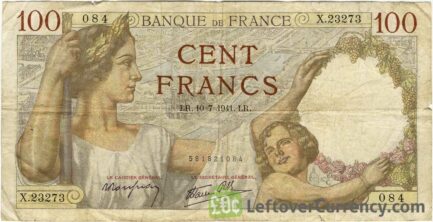 100 French Francs banknote (Sully)