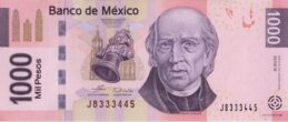 1000 Mexican Pesos banknote (Series F)