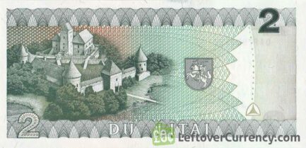 2 Litai banknote Lithuania