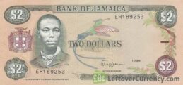 2 Jamaican Dollars banknote (Paul Bogle)