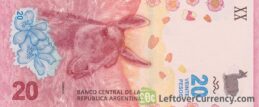 20 Argentine Pesos banknote 4th Series (Guanaco)