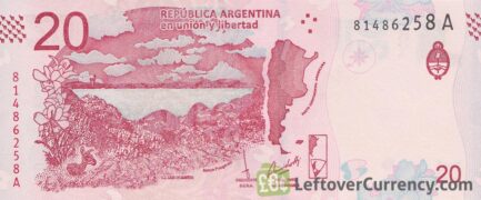 20 Argentine Pesos banknote 4th Series (Guanaco)