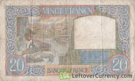 20 French Francs banknote (Science et Travail)