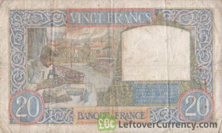 20 French Francs banknote (Science et Travail)