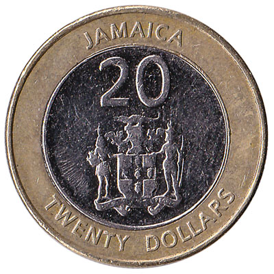 20 Jamaican Dollars coin