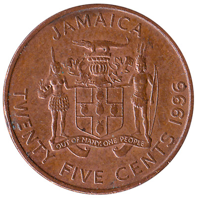 25 cents coin Jamaica