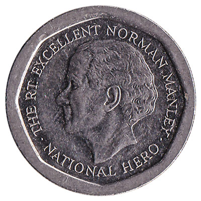 5 Jamaican Dollars coin